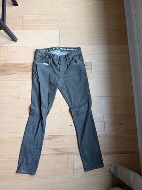 Five Four Men's Charcoal Slim Jeans